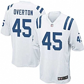 Nike Men & Women & Youth Colts #45 Overton White Team Color Game Jersey,baseball caps,new era cap wholesale,wholesale hats